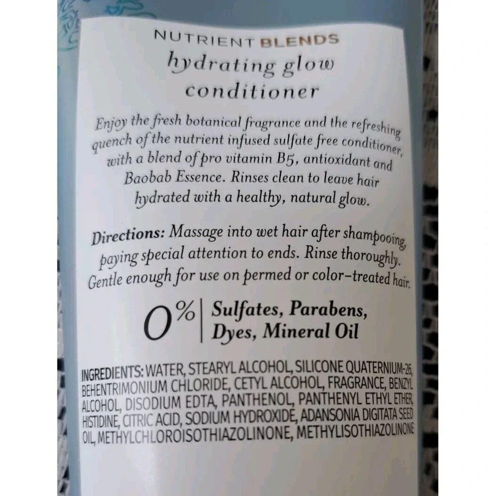 Pantene Hydrating Glow w/ Baobab Essence Shampoo 9.6‎ oz. & Conditioner 8 oz.